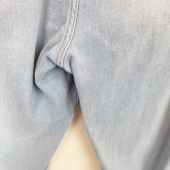 Good American Light Wash Denim Jeans Good Legs Crop - Picture 8 of 10